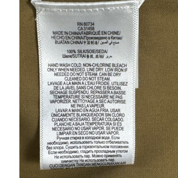 BCBGMaxAzria Maddox Silk Shirt Dress in Agave Green Size XS - Picture 6 of 13